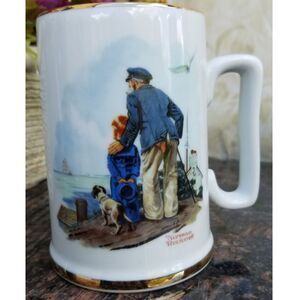 Norman Rockwell Long John Silver's Collectible Tankard - Looking Out to Sea